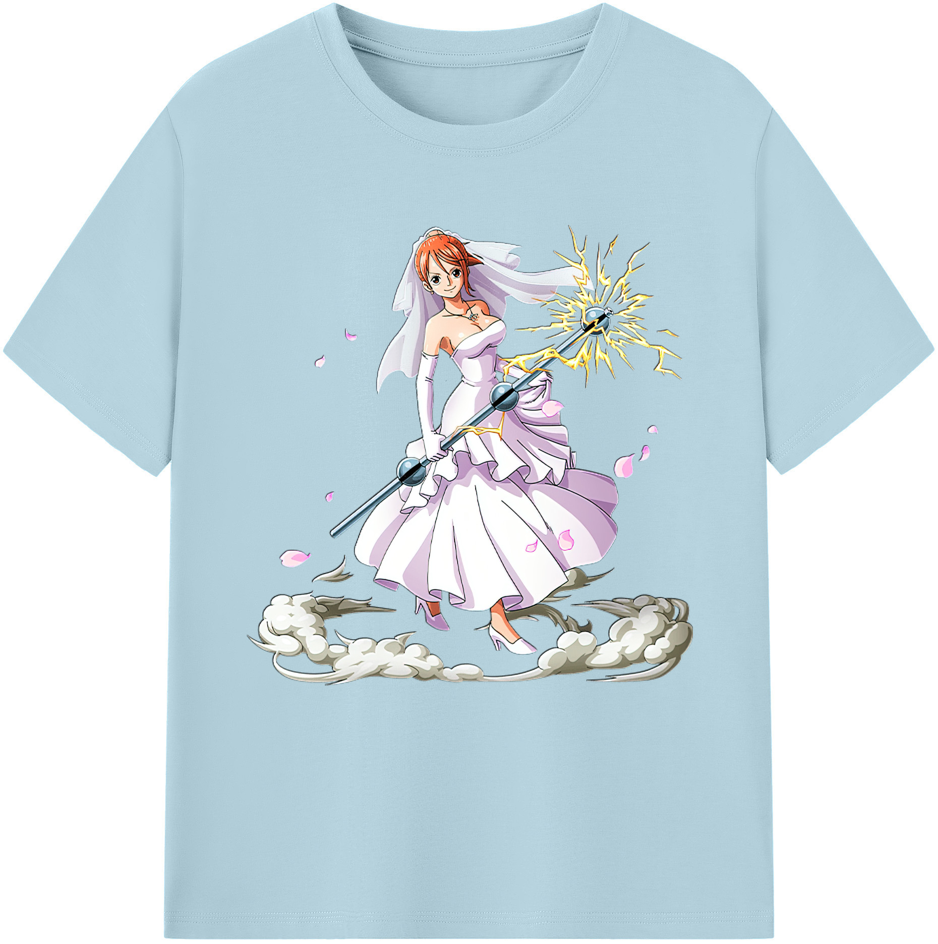 ワンピース ナミ ONE PIECE Nami 綿100％半袖Tシャツ（フロントプリント）